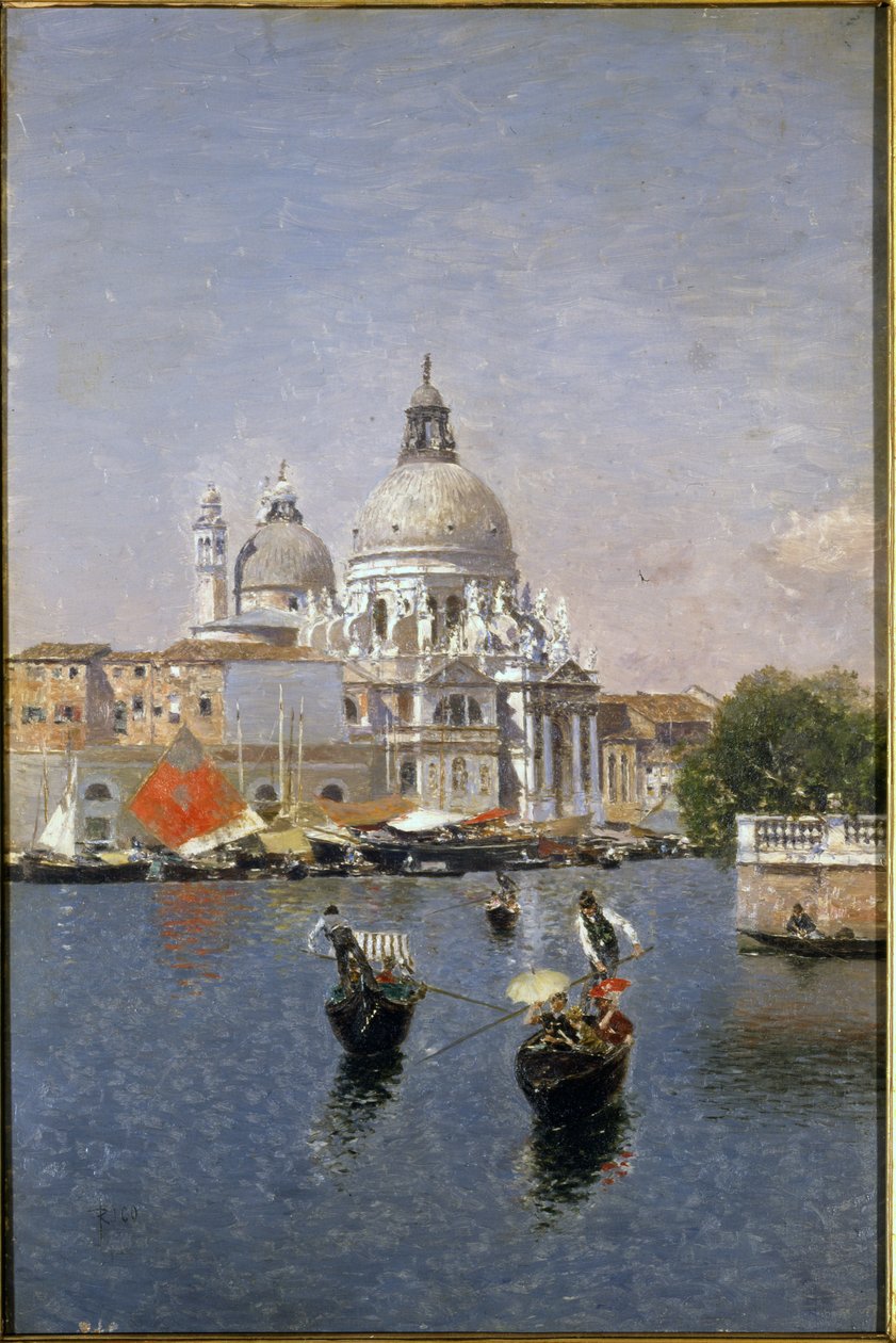 Santa Maria della Salute, Venetië door Martín Rico y Ortega