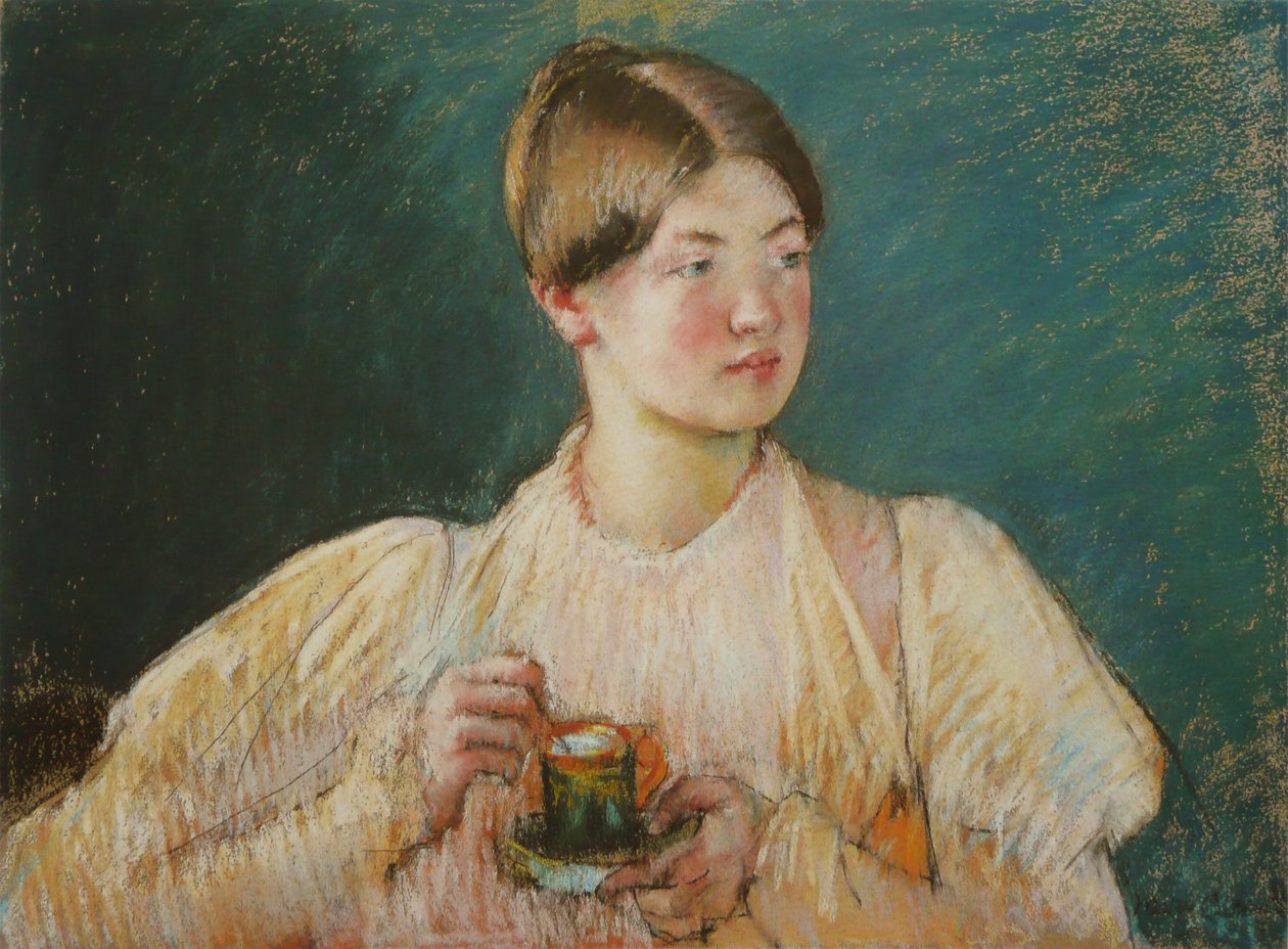 De theekop door Mary Cassatt