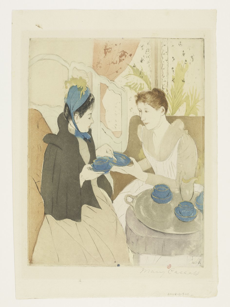 Het Bezoek door Mary Cassatt