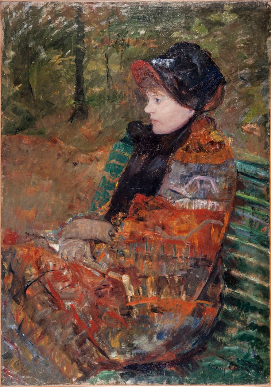 Herfst. Portret van Lydia Cassatt door Mary Cassatt