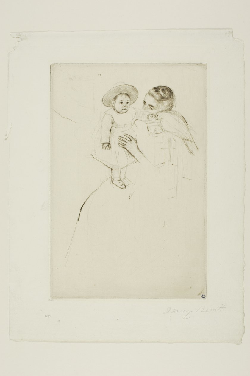 Hélène van Septeuil door Mary Cassatt