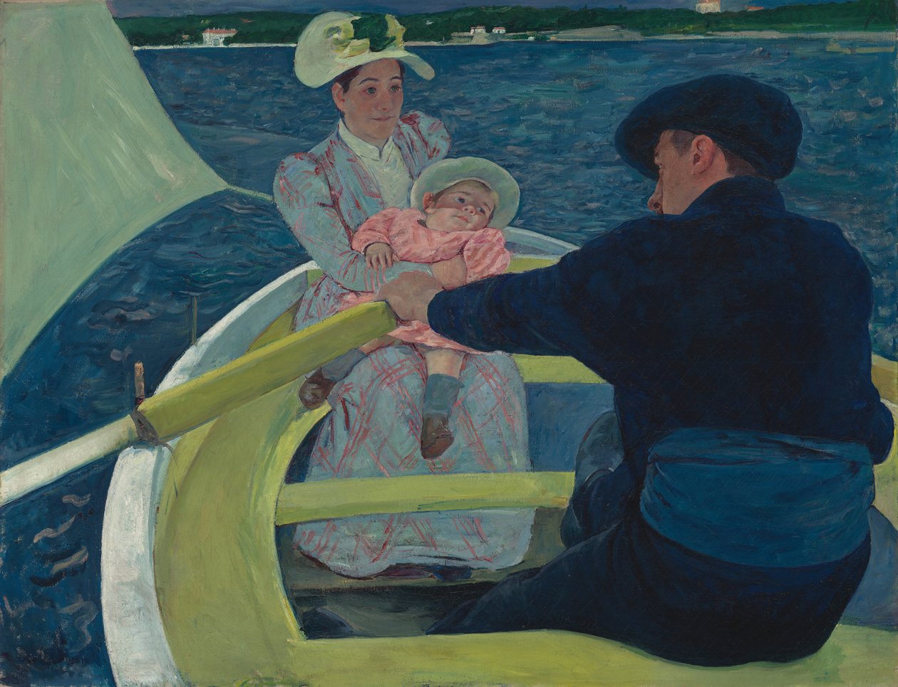 Het bootfeest door Mary Cassatt