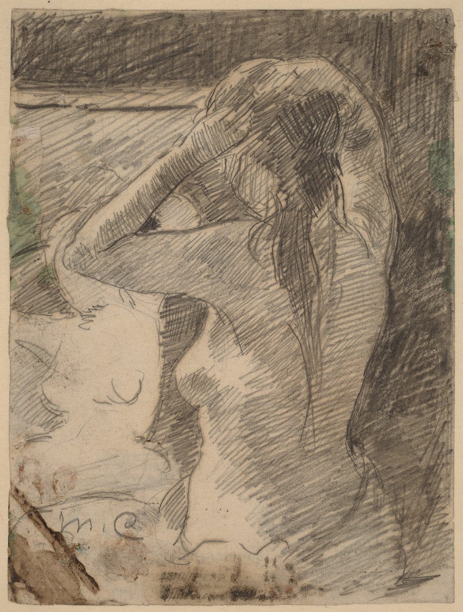 The Coiffure door Mary Cassatt