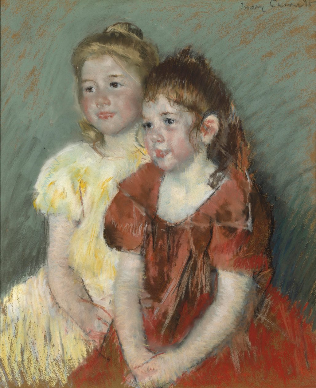 Jonge meisjes door Mary Cassatt