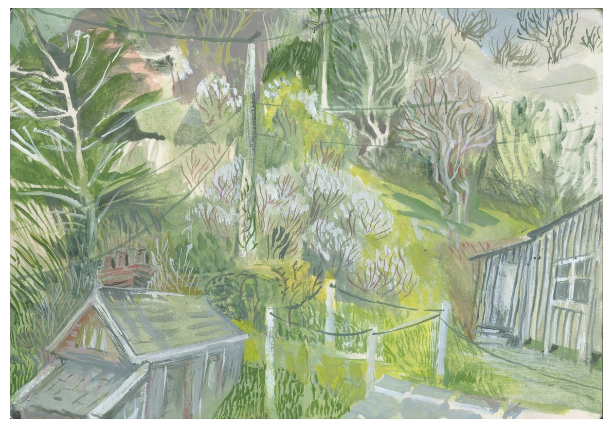 Lannacombe boomgaard, 2019 door Mary Kuper