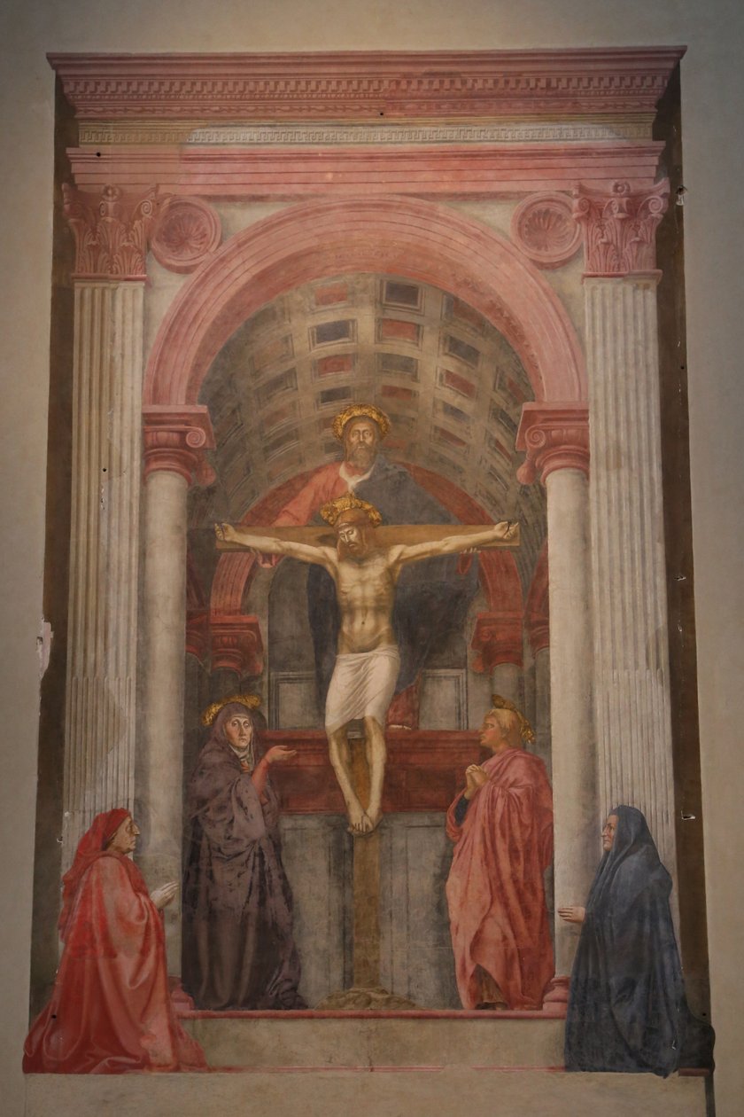 Heilige Drie-eenheid door Masaccio