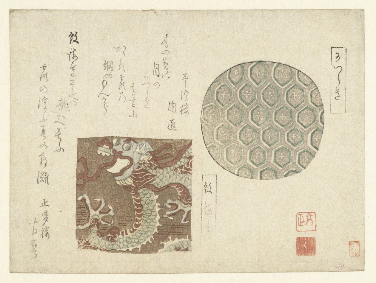 Stalen van patroonstof door Masayuki