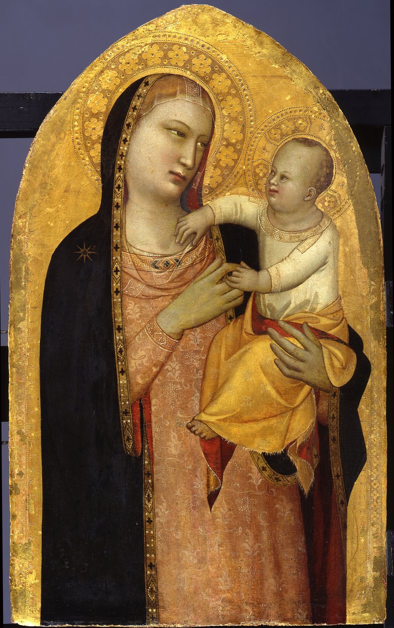 Madonna en kind door Maso di Banco