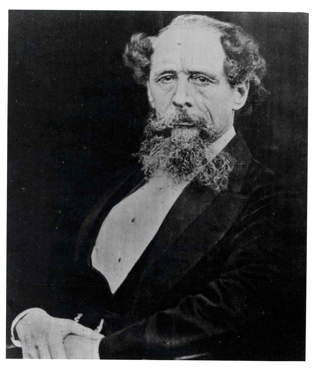 Charles Dickens rond de leeftijd van vijftig, gefotografeerd door Mason und Co. door Mason and Co.