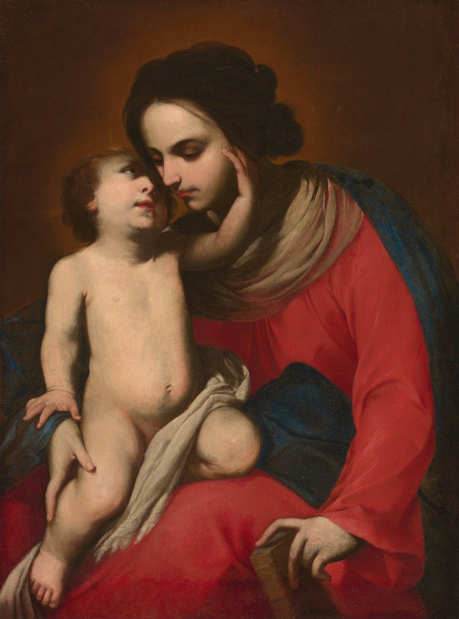 Madonna met kind door Massimo Stanzione
