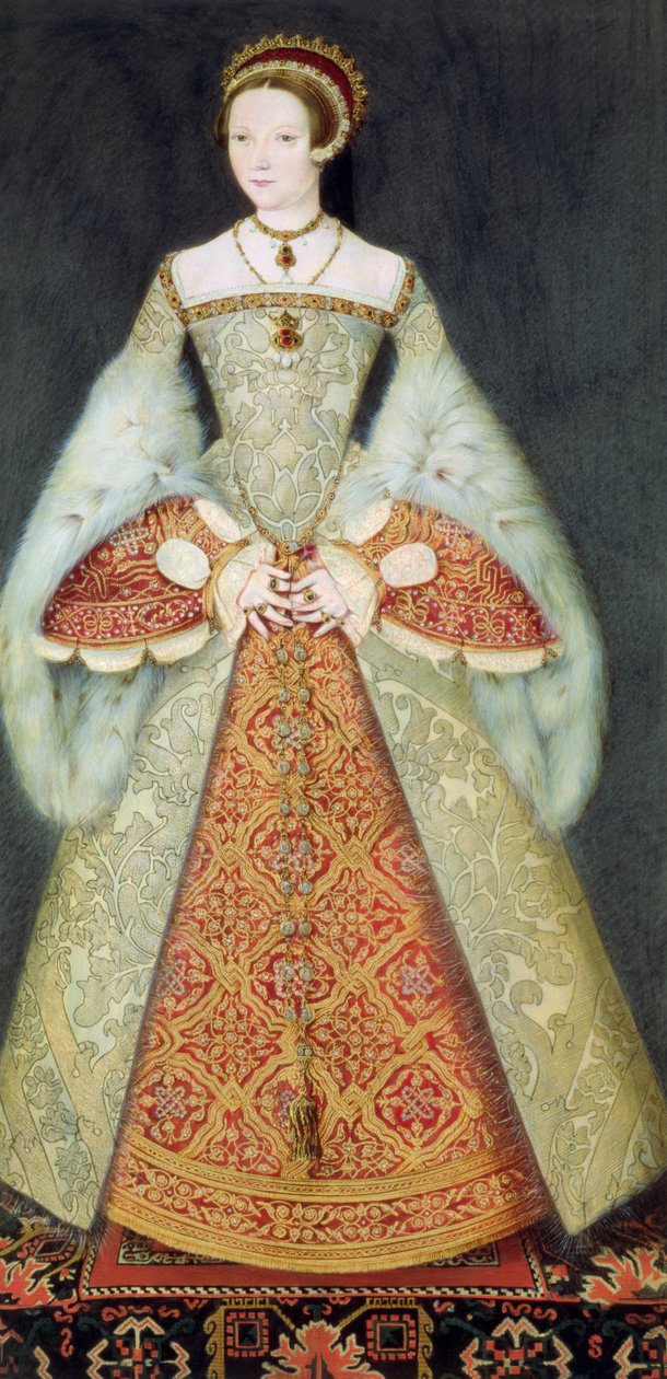 Portret van Catherine Parr (1512-48), 1545 door Master John