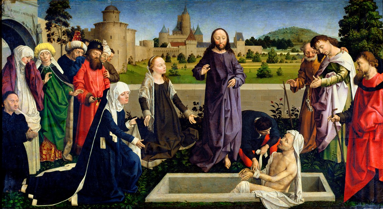 De opwekking van Lazarus door Coëtivy Master