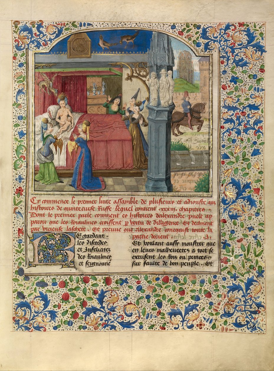 Boek van de daden van Alexander de Grote door Master of Jardin