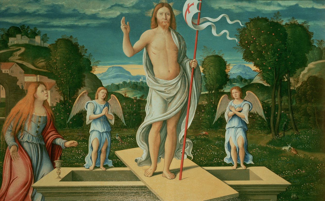 De Opstanding door Master of Santacroce