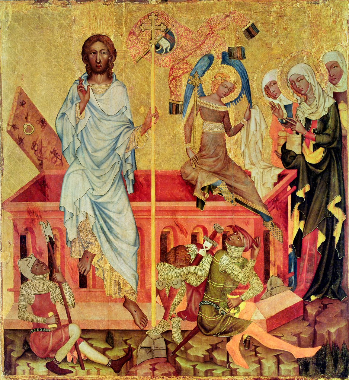 Opstanding van Christus door Master of the Cycle of Vyssi Brod