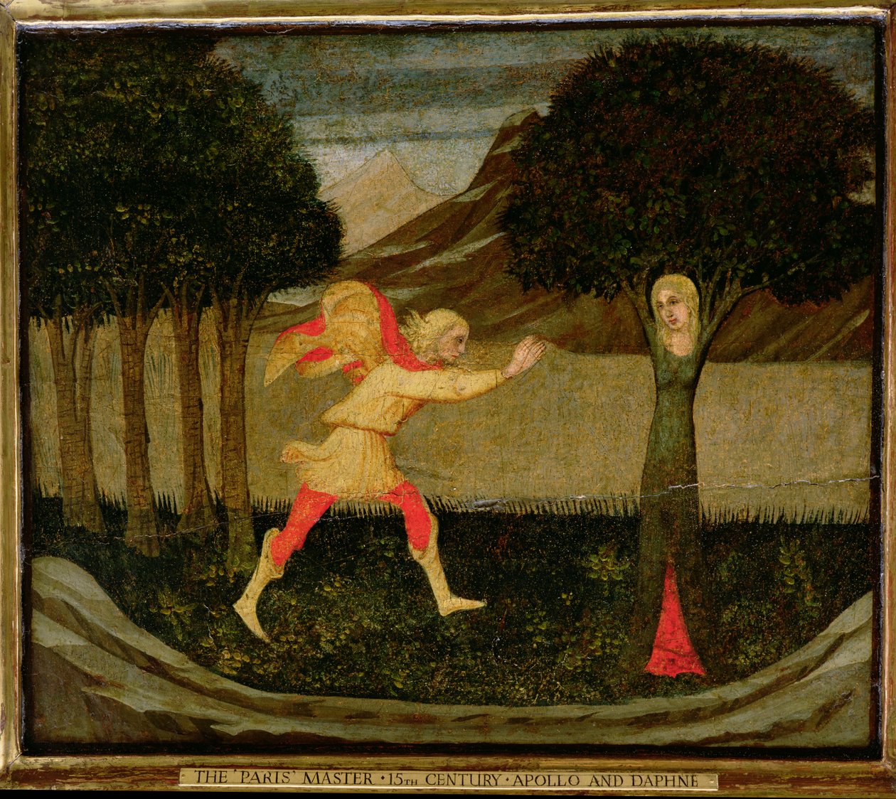 De Metamorfose van Daphne door Master of the Judgement of Paris