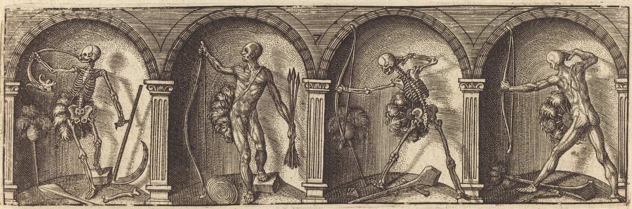 De verschillende portretten en figuren VII door Master AD