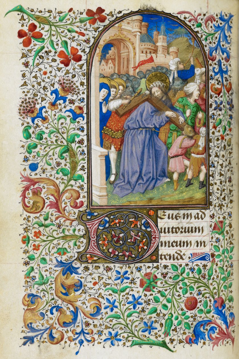 Getijdenboek voor Jean de Dunois, f.136v, ca. 1436-50 (verlucht handschrift) door Master Dunois