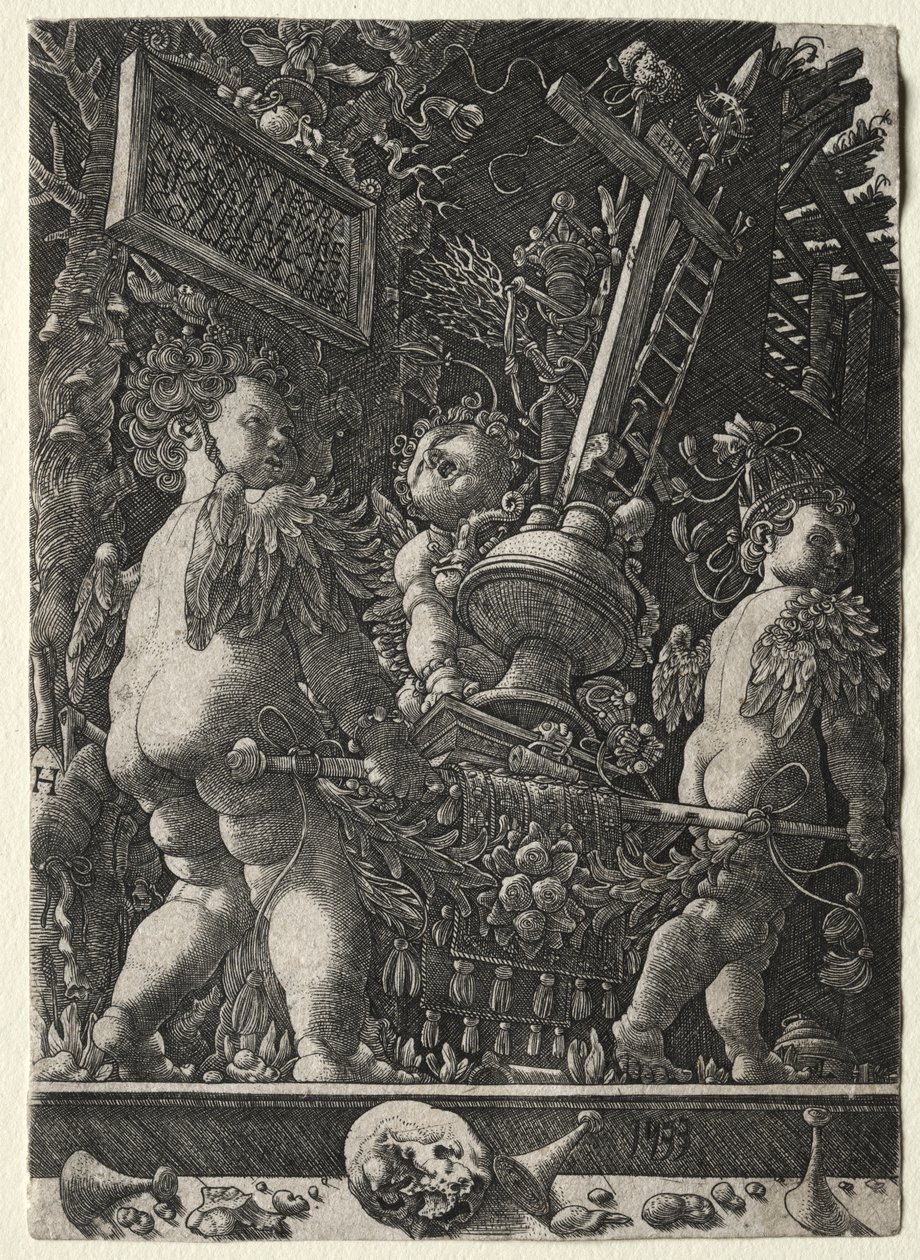 Engelen die de Emblemen van het Lijden Dragen door Master H. L.