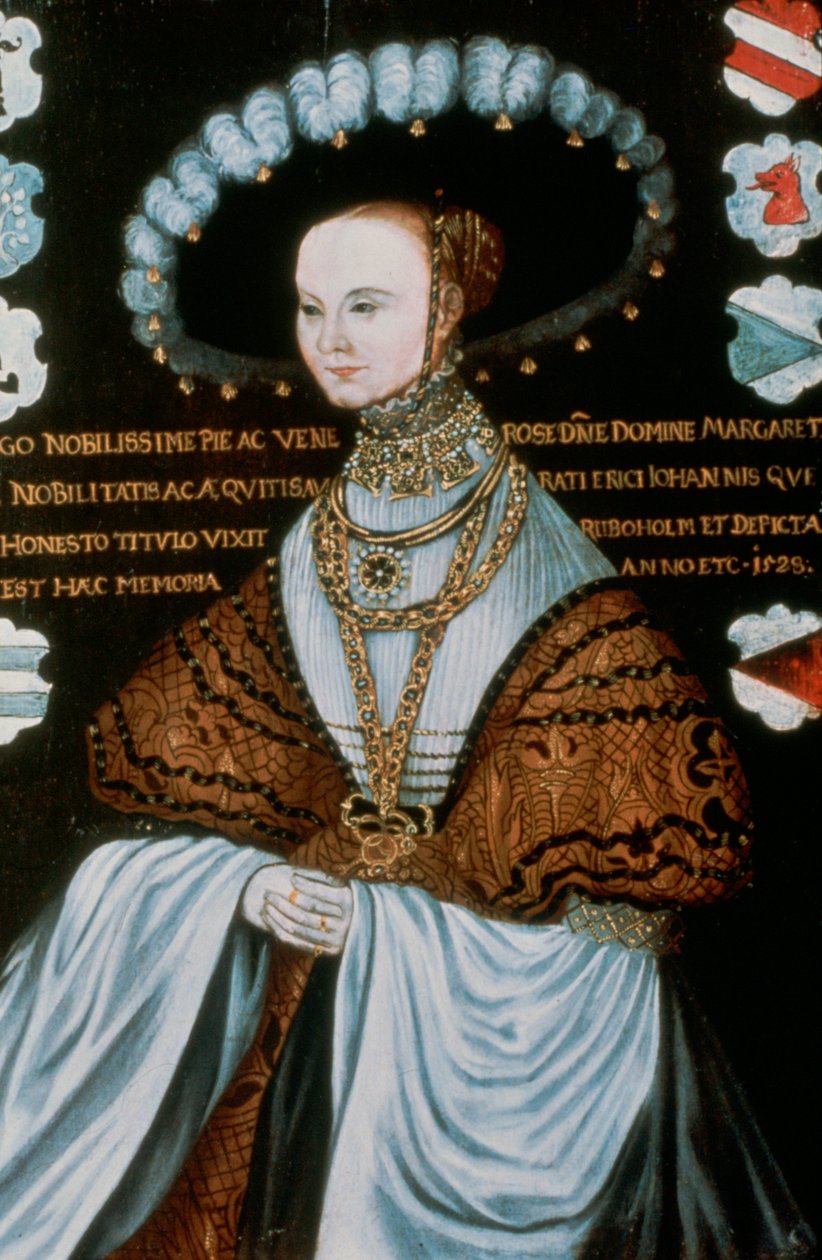 Margareta Eriksdotter Vasa (detail), 16e eeuw door Master Hillebrandt