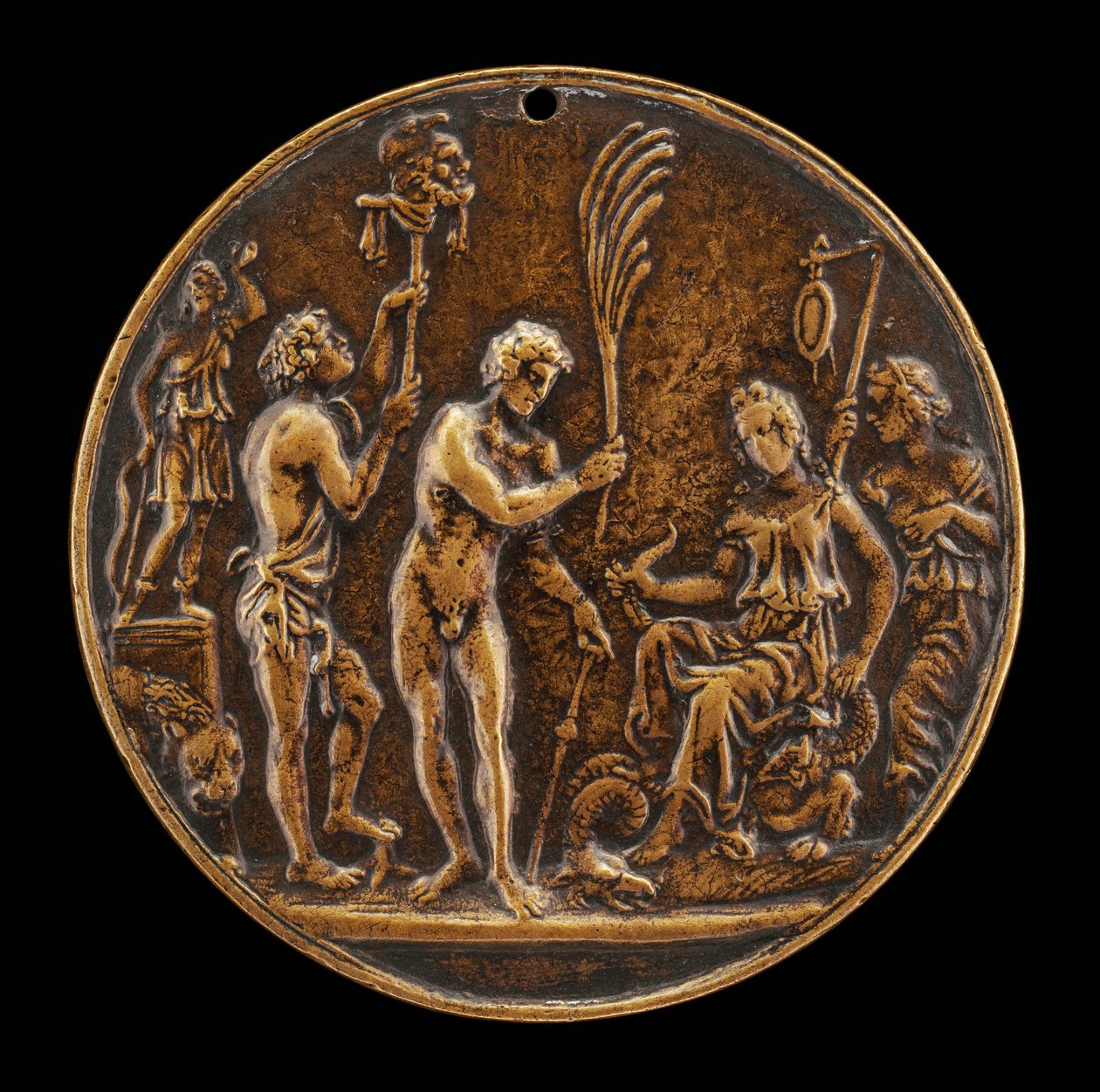 Allegorische Scène - Offer aan Diana door Master IO.FF.
