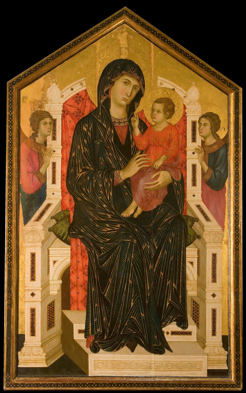 Maestà, tweede helft van de 13e eeuw door Master of Badia a Isola