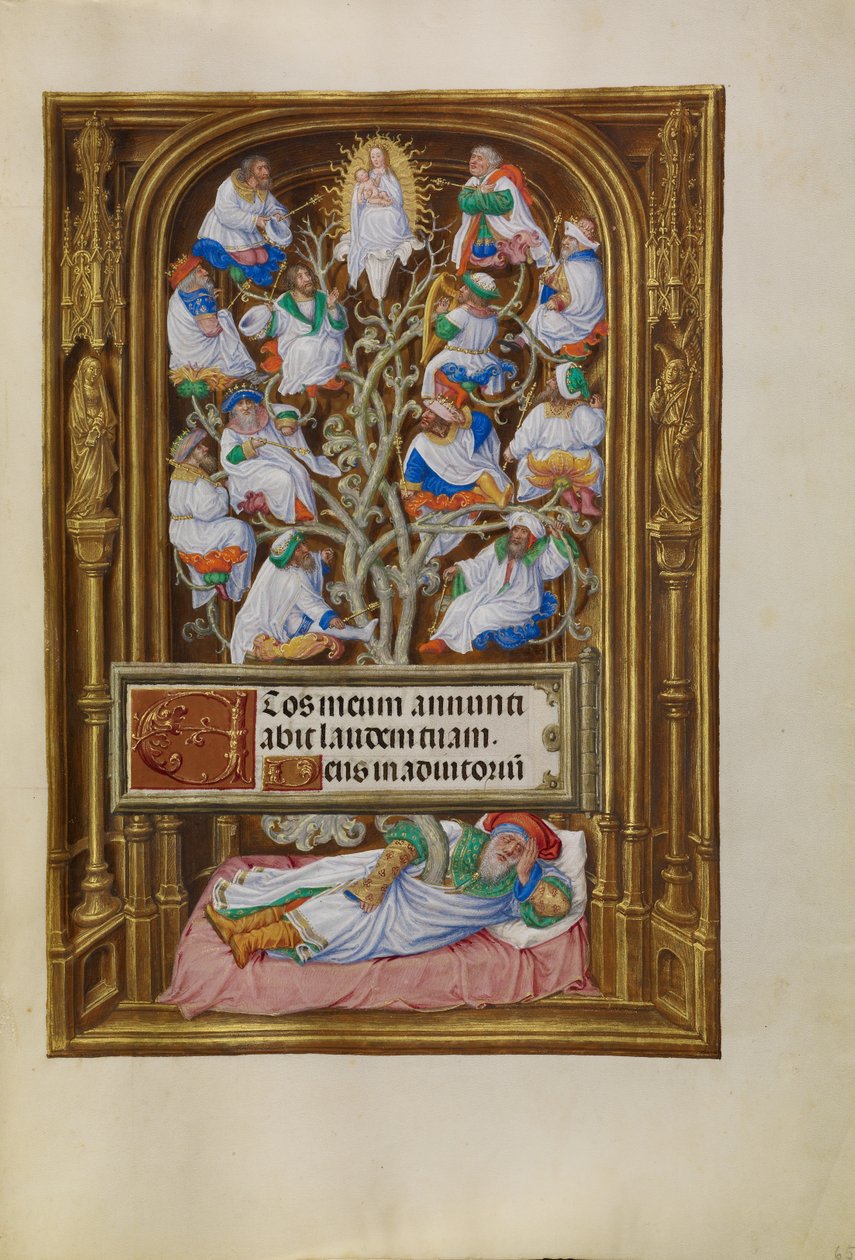 De boom van Jesse door Master of James IV of Scotland