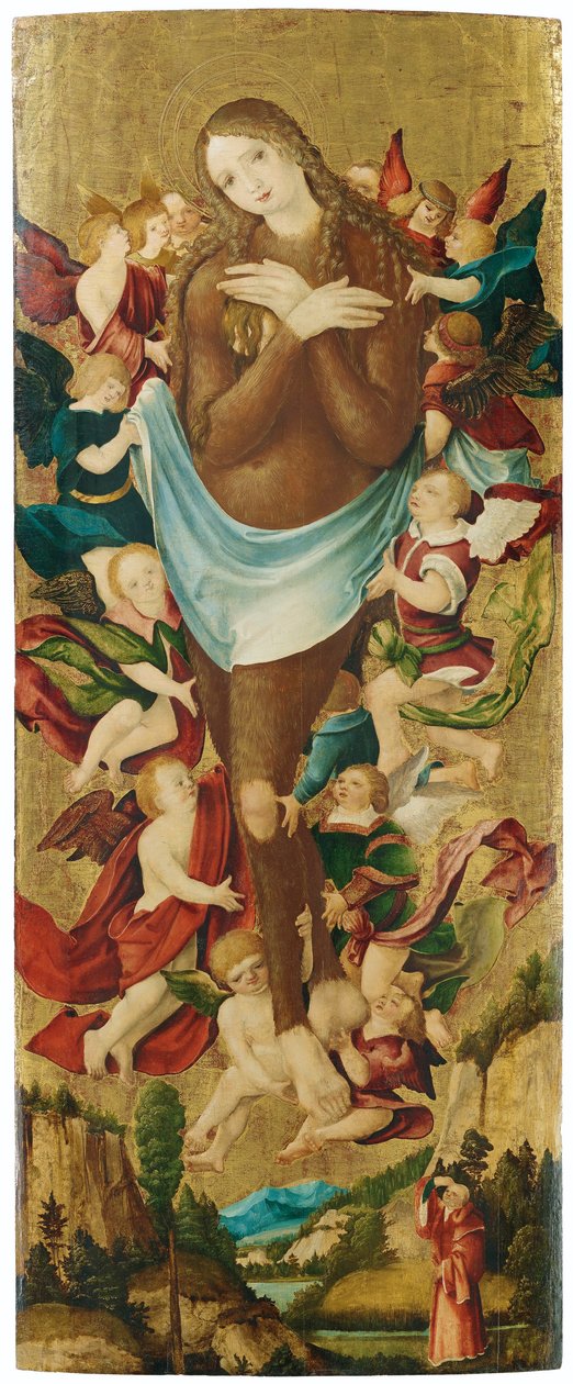 Duits: Erhebung der Maria Magdalena De verheffing van de Magdalena door Master of Messkirch