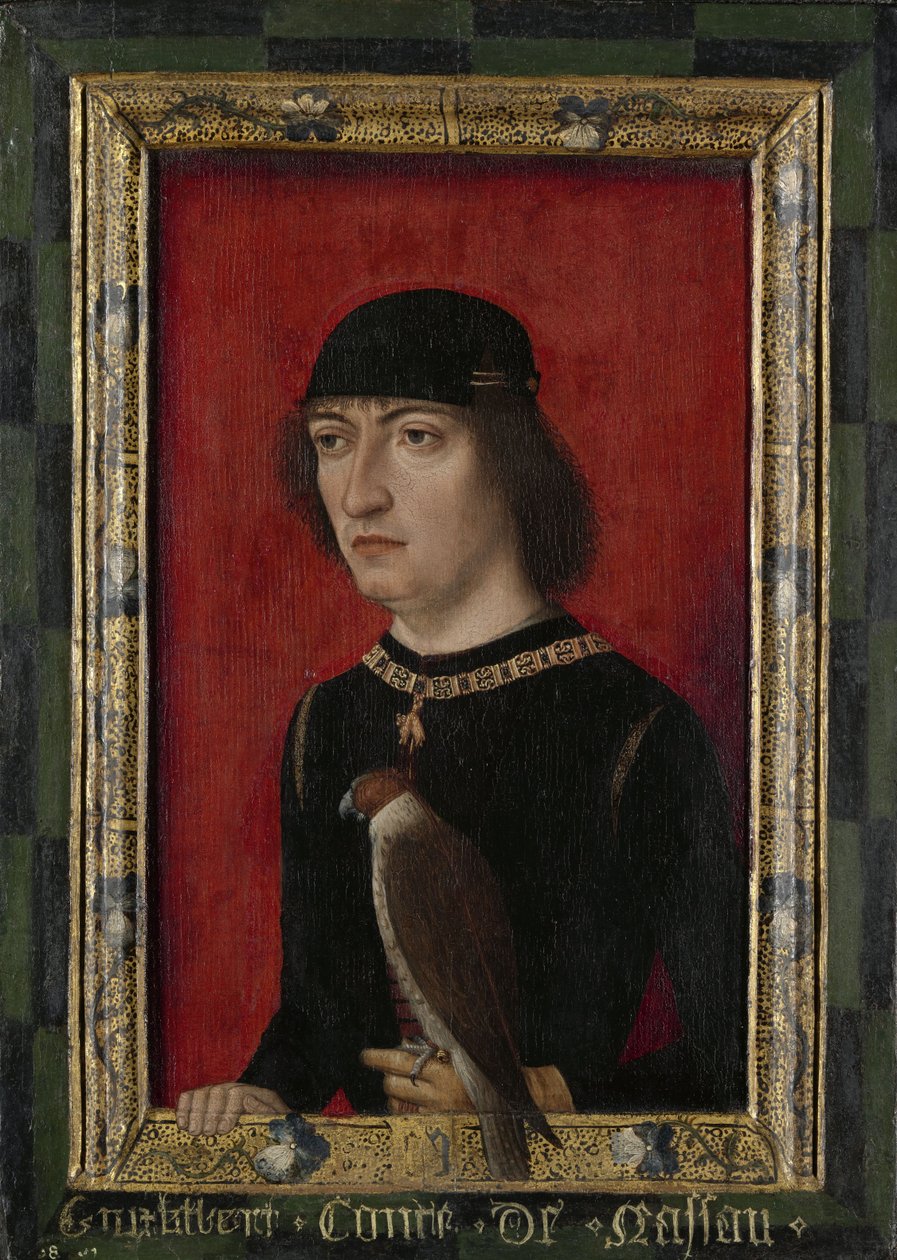 Portret van Engelbert II, graaf van Nassau door Master of Portraits of Princes