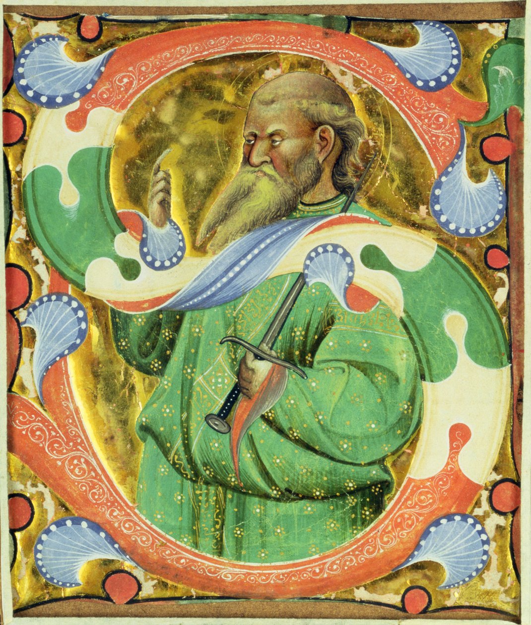 Geïllustreerde initiaal 