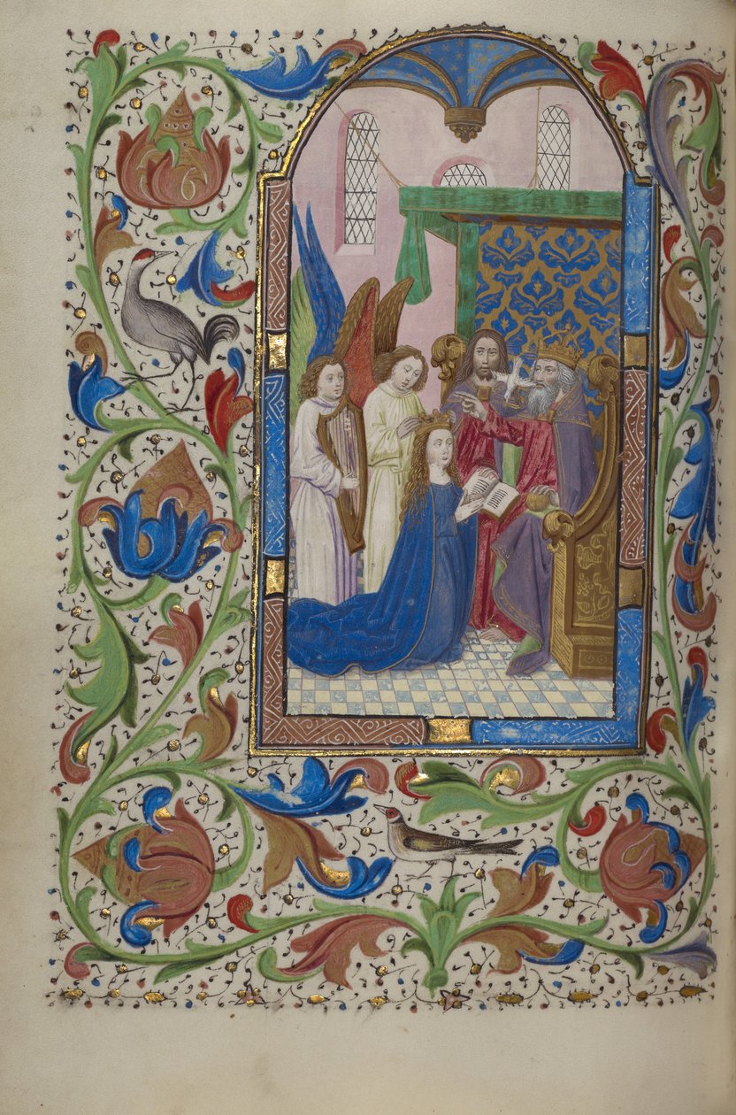 De kroning van de Maagd door Master of Wauquelins Alexander