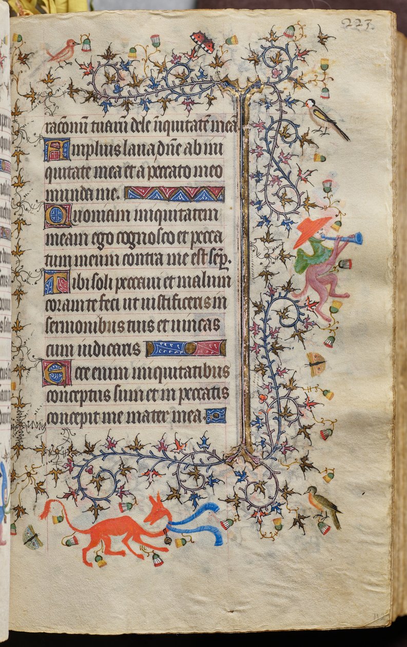 Getijden van Karel de Edele, koning van Navarra (1361-1425): fol. 112r, Tekst door Master of the Brussels Initials and Associates