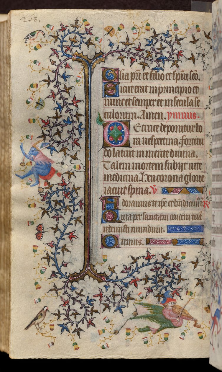 Getijden van Karel de Edele, koning van Navarra (1361-1425): fol. 134v, Tekst door Master of the Brussels Initials and Associates
