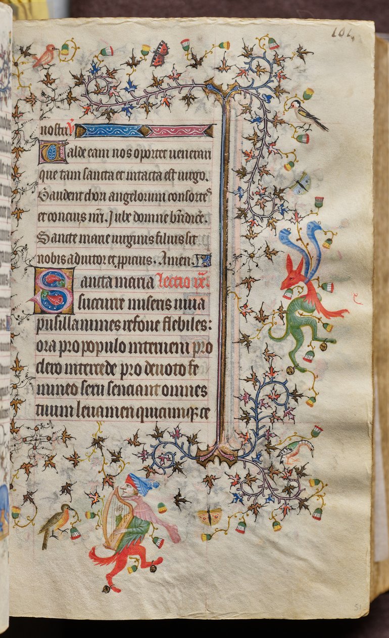 Getijden van Karel de Edele, koning van Navarra (1361-1425): fol. 51r, Tekst door Master of the Brussels Initials and Associates