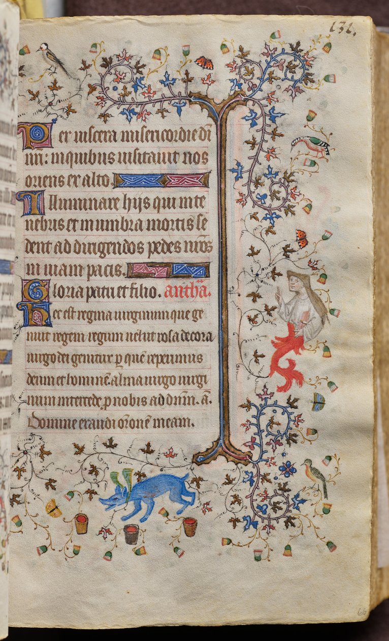 Getijden van Karel de Edele, koning van Navarra (1361-1425): fol. 66r, Tekst door Master of the Brussels Initials and Associates