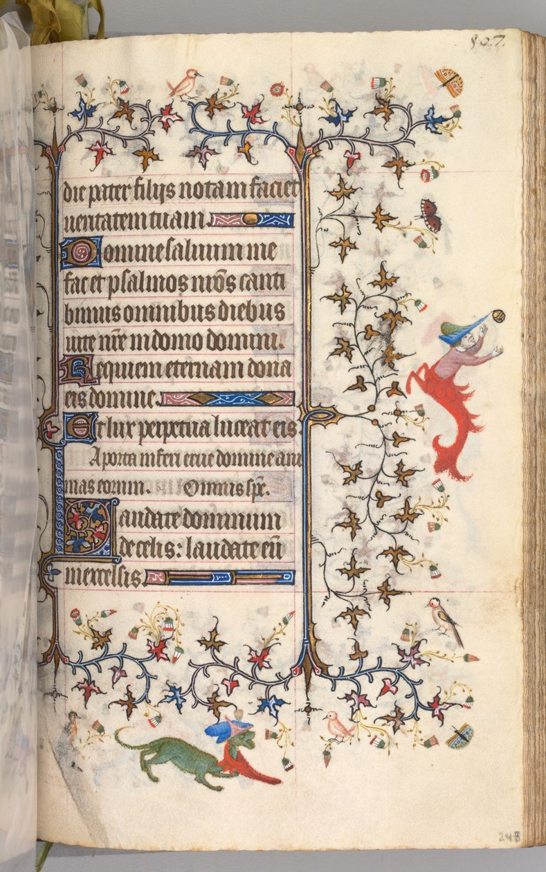 Getijdenboek van Karel de Edele, Koning van Navarra 1361-1425: fol. 248r, Tekst, ca. 1405 door Master of the Brussels Initials and Associates