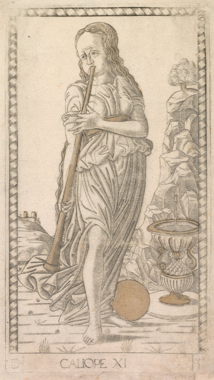 Calliope (uit de Tarocchi-serie D: Apollo en de Muzen, #11) door Master of the E Series Tarocchi