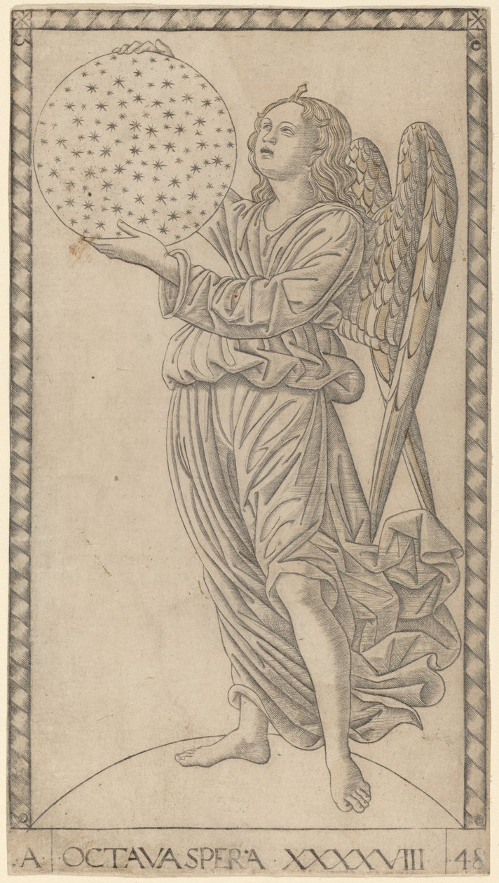 Octava Spera (Achtste Sfeer) door Master of the E Series Tarocchi