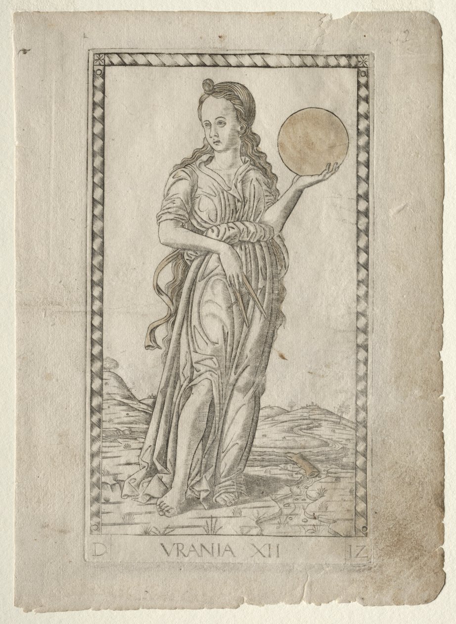 Urania (astronomie) (uit de Tarocchi-serie D: Apollo en de Muzen, #12) door Master of the E Series Tarocchi