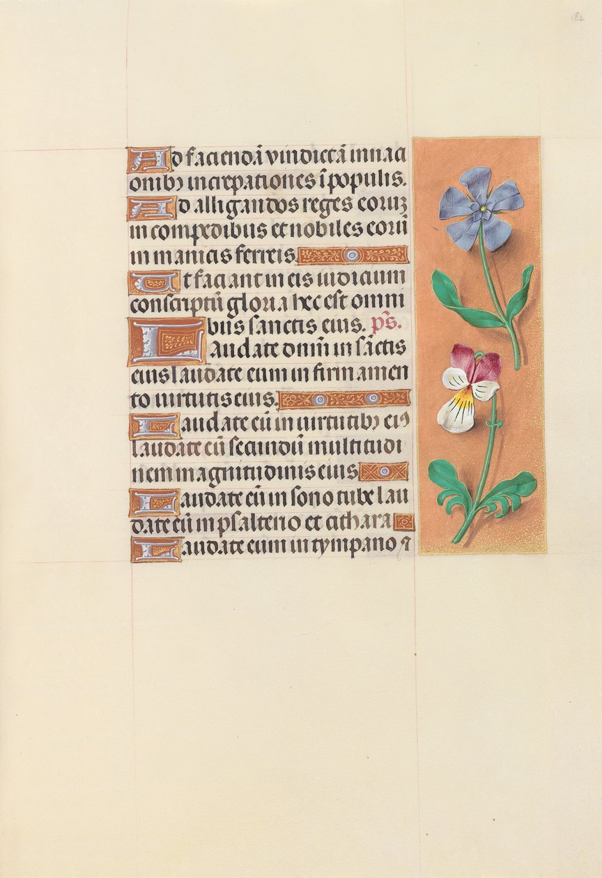 Getijdenboek van Koningin Isabella de Katholieke, Koningin van Spanje: Fol. 122r, ca. 1500 door Master of the First Prayerbook of Maximillian