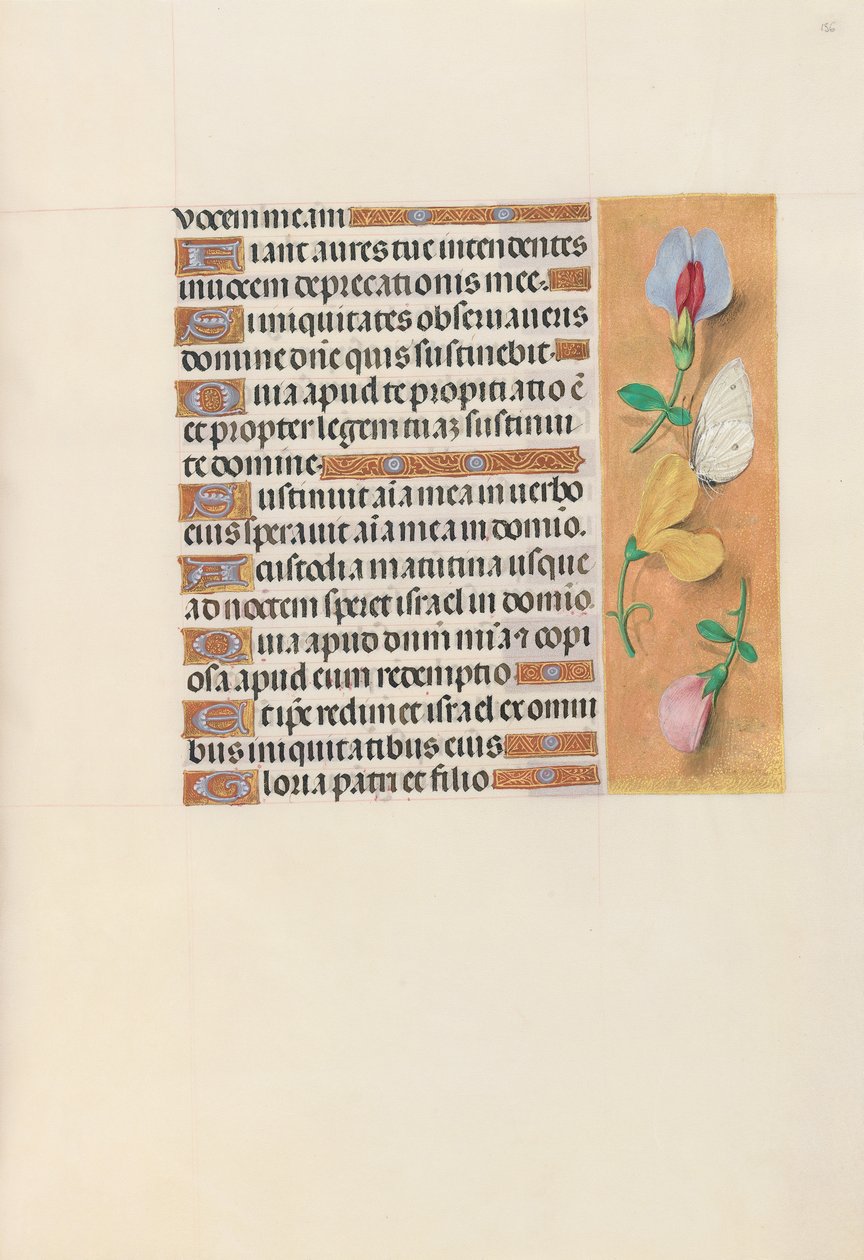Uren van koningin Isabella de Katholieke, koningin van Spanje: Fol. 156r, c. 1500 door Master of the First Prayerbook of Maximillian