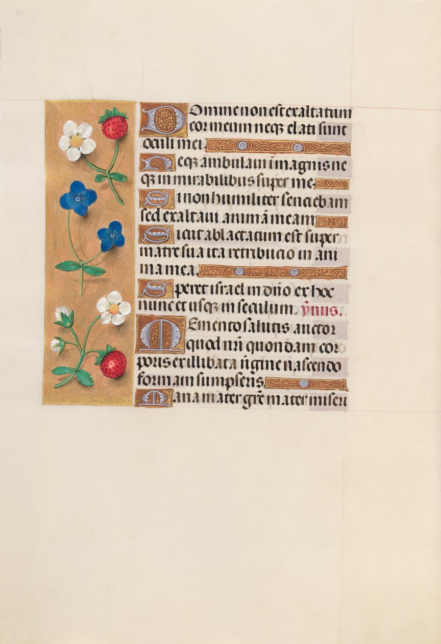Uren van koningin Isabella de Katholieke, koningin van Spanje: Fol. 156v door Master of the First Prayerbook of Maximillian