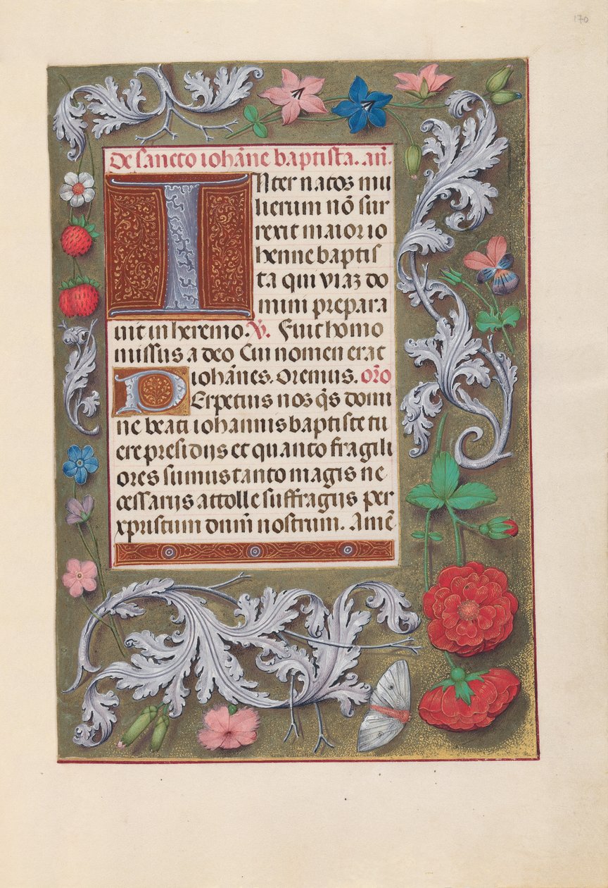 Uren van Koningin Isabella de Katholieke, Koningin van Spanje:  Fol. 170r door Master of the First Prayerbook of Maximillian