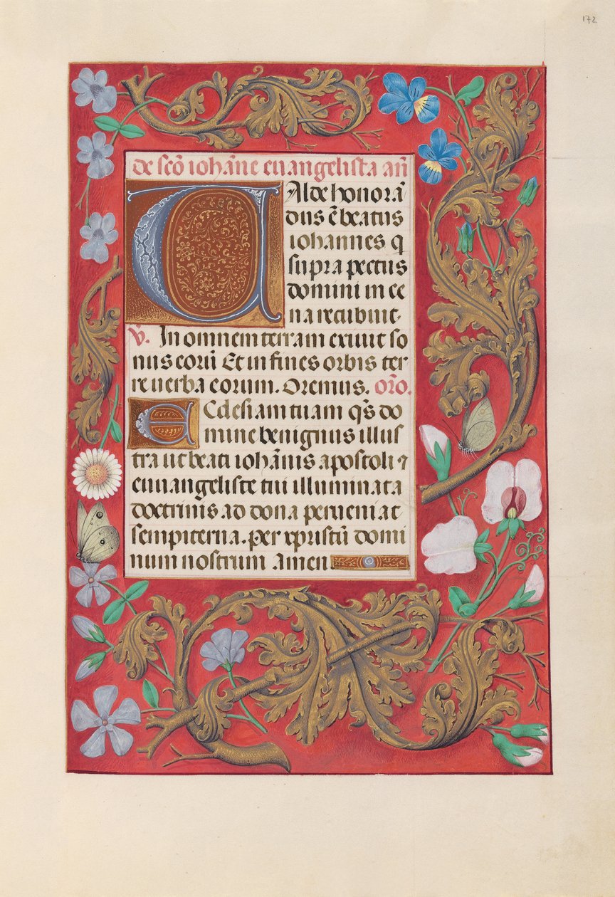 Uren van Koningin Isabella de Katholieke, Koningin van Spanje: Fol. 172r door Master of the First Prayerbook of Maximillian