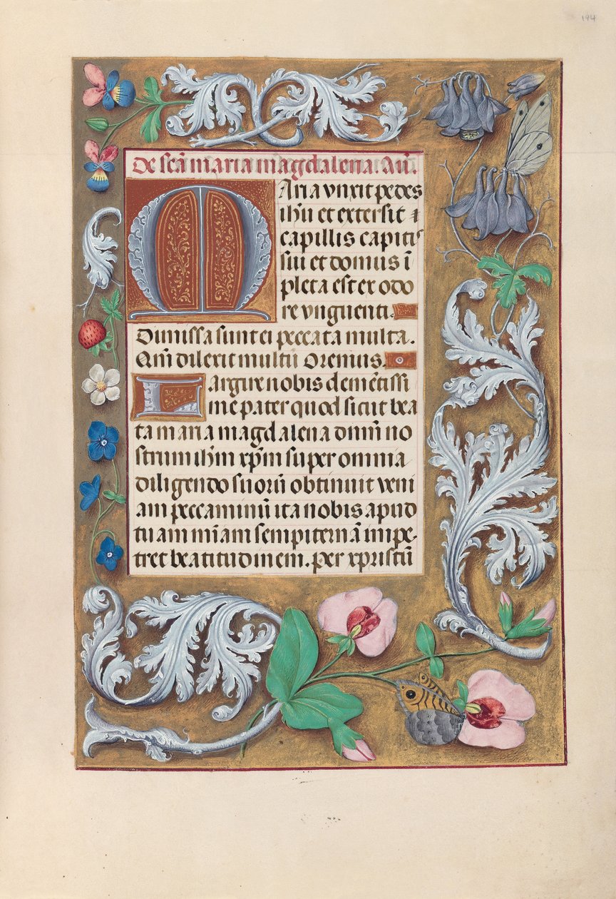 Getijdenboek van koningin Isabella de Katholieke, koningin van Spanje: Fol. 194r, c. 1500 door Master of the First Prayerbook of Maximillian