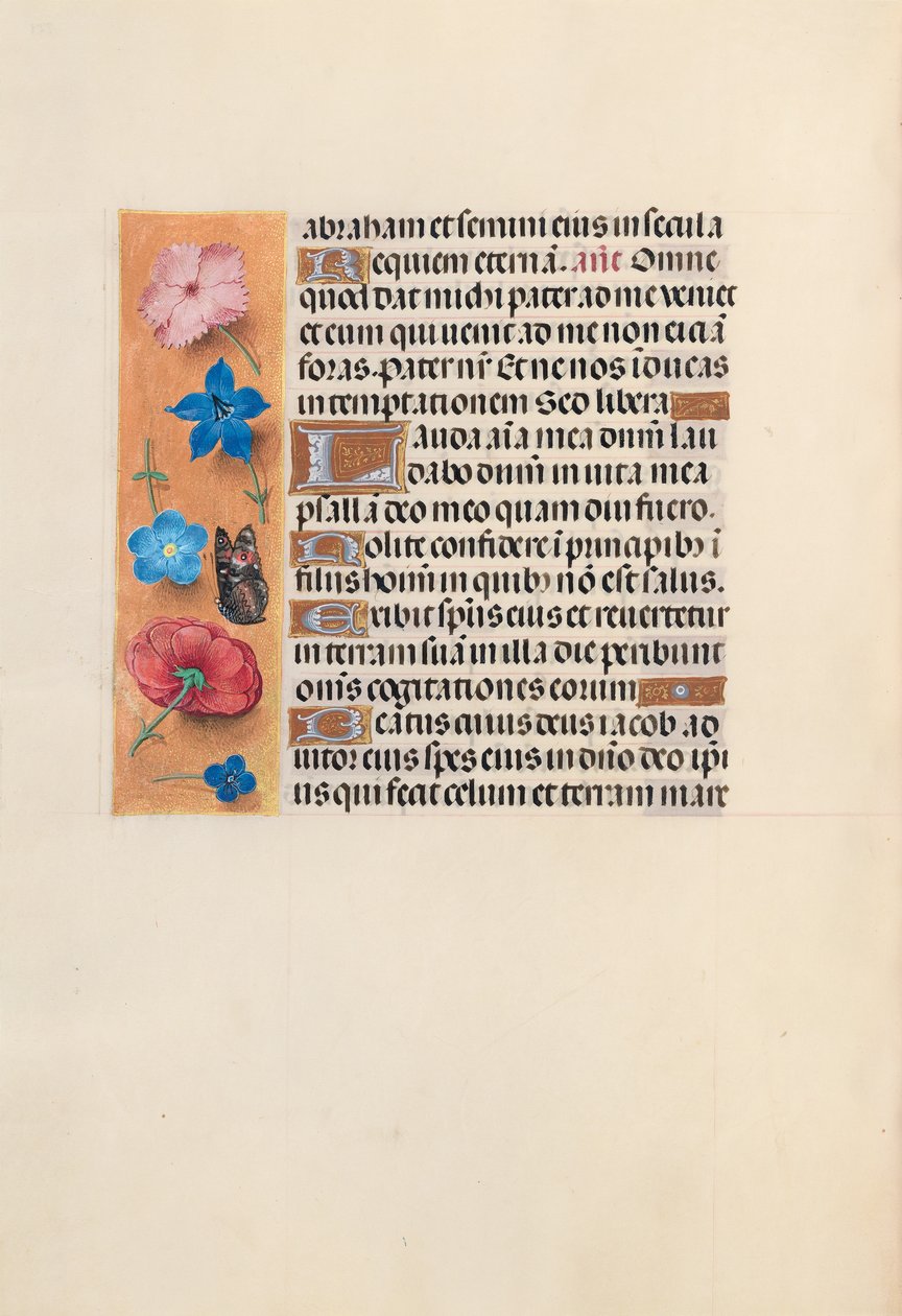 Uren van koningin Isabella de Katholieke, koningin van Spanje: Fol. 224v, c. 1500 door Master of the First Prayerbook of Maximillian