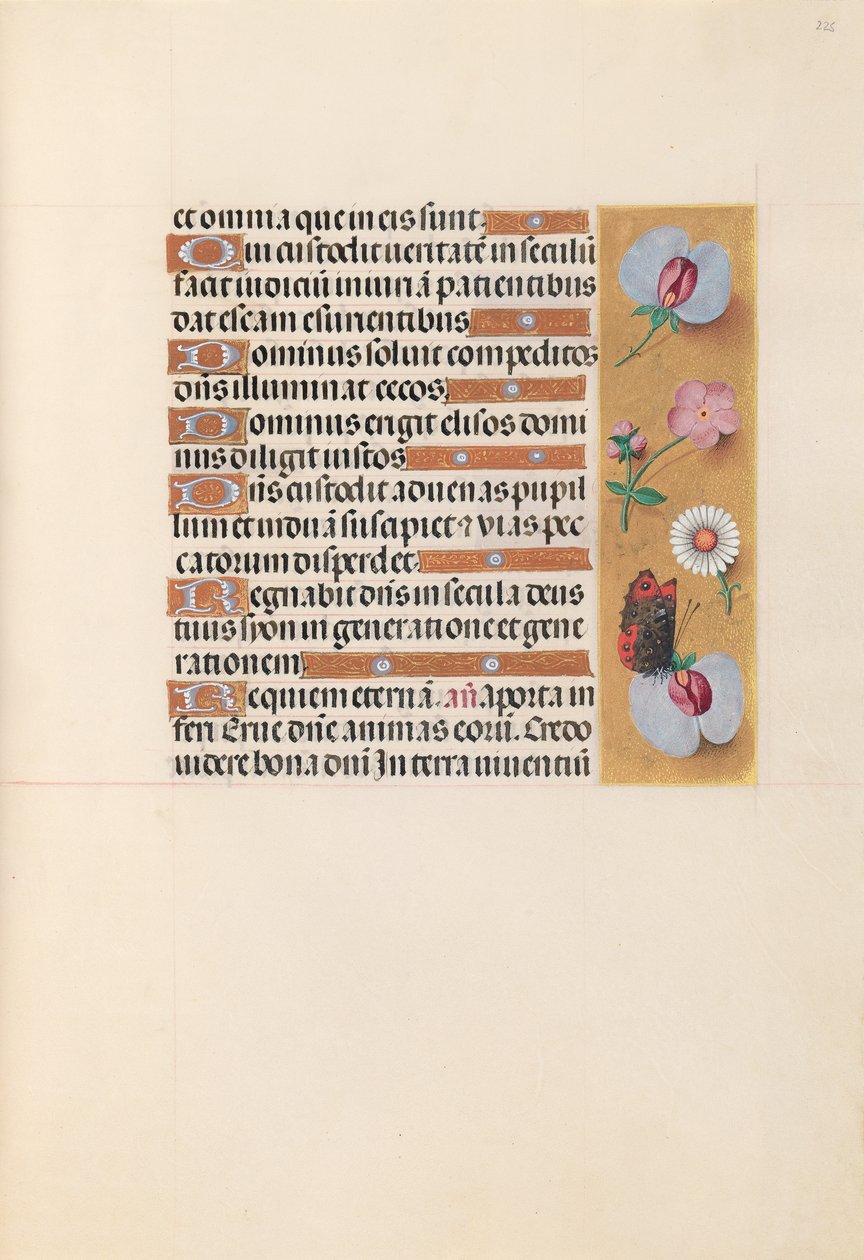 Getijdenboek van Koningin Isabella de Katholieke, Koningin van Spanje: Fol. 225r, ca. 1500 door Master of the First Prayerbook of Maximillian