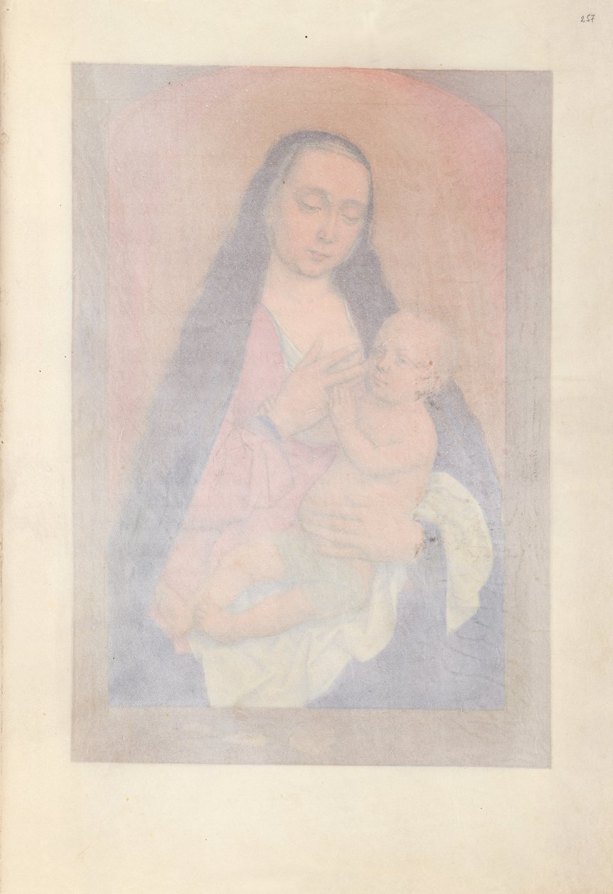 Getijdenboek van Koningin Isabella de Katholieke, Koningin van Spanje: Fol. 257r, ca. 1500 door Master of the First Prayerbook of Maximillian