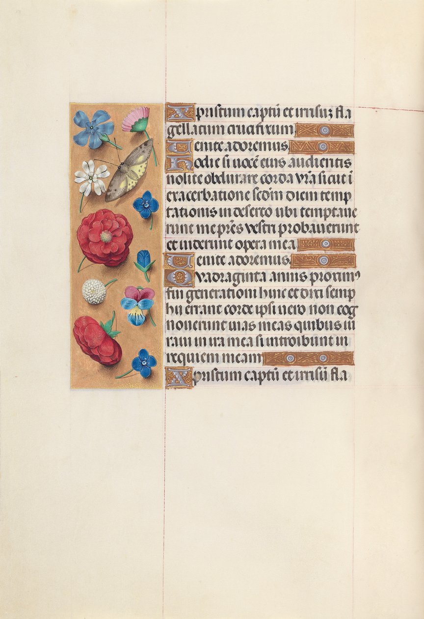 Uren van koningin Isabella de Katholieke, koningin van Spanje: Fol. 51v door Master of the First Prayerbook of Maximillian