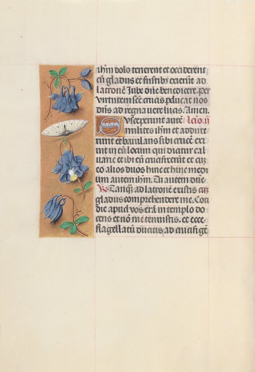 Uren van koningin Isabella de Katholieke, koningin van Spanje: Fol. 54v, ca. 1500 door Master of the First Prayerbook of Maximillian